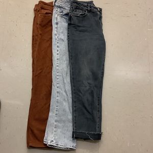 Bundle of 3 Pairs of Pacsun Mom Jeans size 25